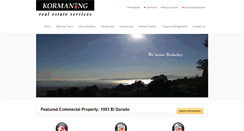 Desktop Screenshot of kormanandng.com